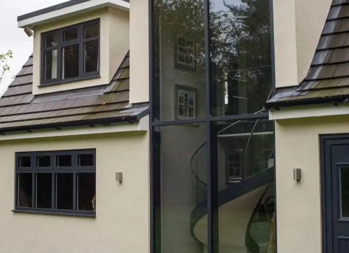 large window in new build hoome